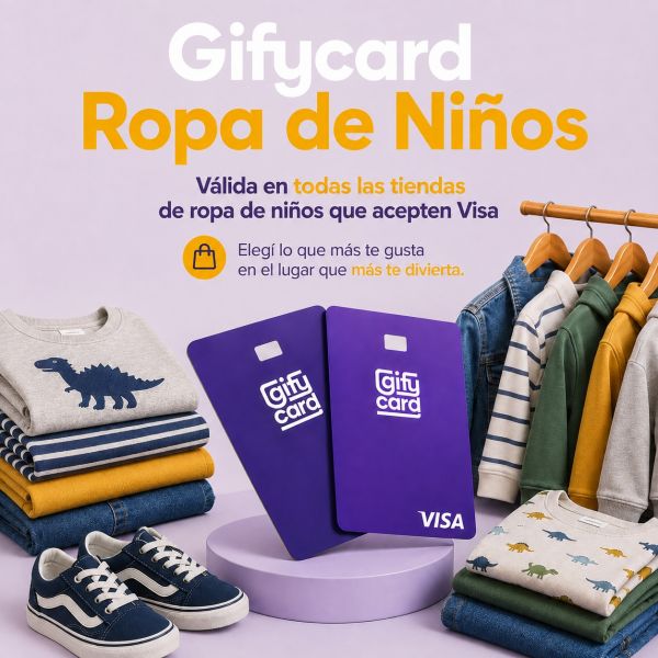 Gifycard Ropa de Niños